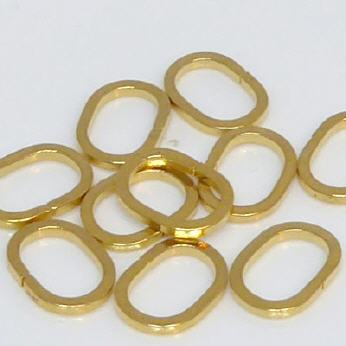 Ösen altgold 7x10mm