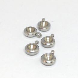 4mm Anhänger  Edelst.