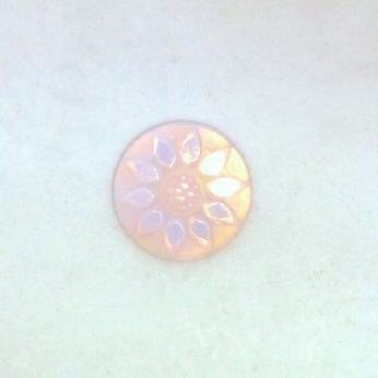 Round Cabochon Sonnenblume Hellrose