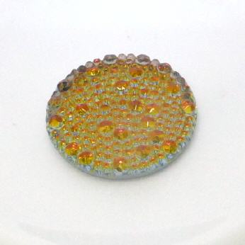 Round Cabochon Orange