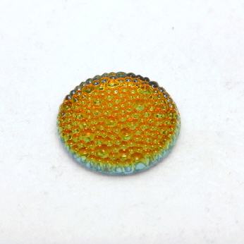 Round Cabochon Orange