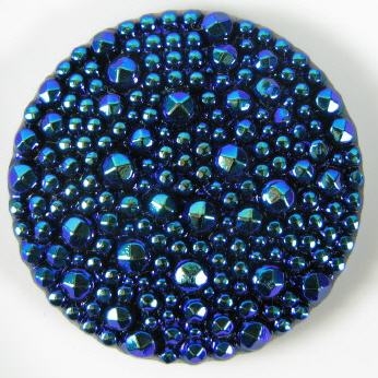 Round Cabochon Schwarz AB 36mm