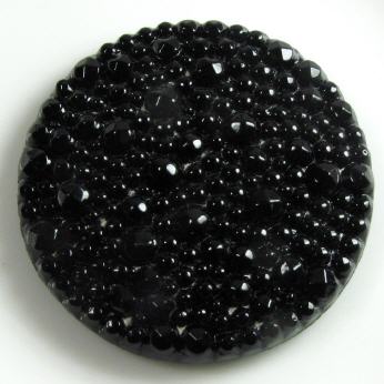 Round Cabochon Schwarz