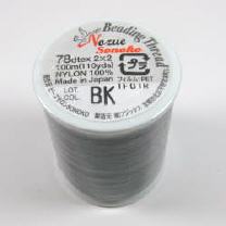 Nozue Sonoko Beading Thread schwarz