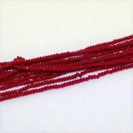 Glasstrang Opaque Dark Red 1mm