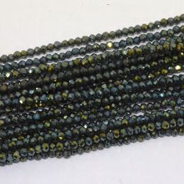 Glasstrang Metallic Olive 1mm