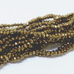 Glasstrang Metallic Gold 1mm