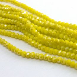 Glasstrang Opaque Yellow Luster