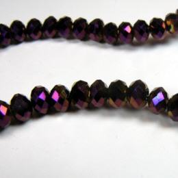 Glasstrang Metallic Dark Lila 3mm