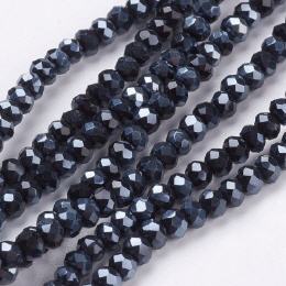 Glasstrang Hematite 3mm