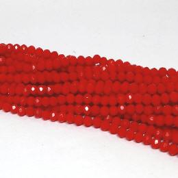 Glasstrang Opaque Light Red Luster4mm