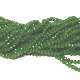 Glasstrang Opaque Moss Green 4mm